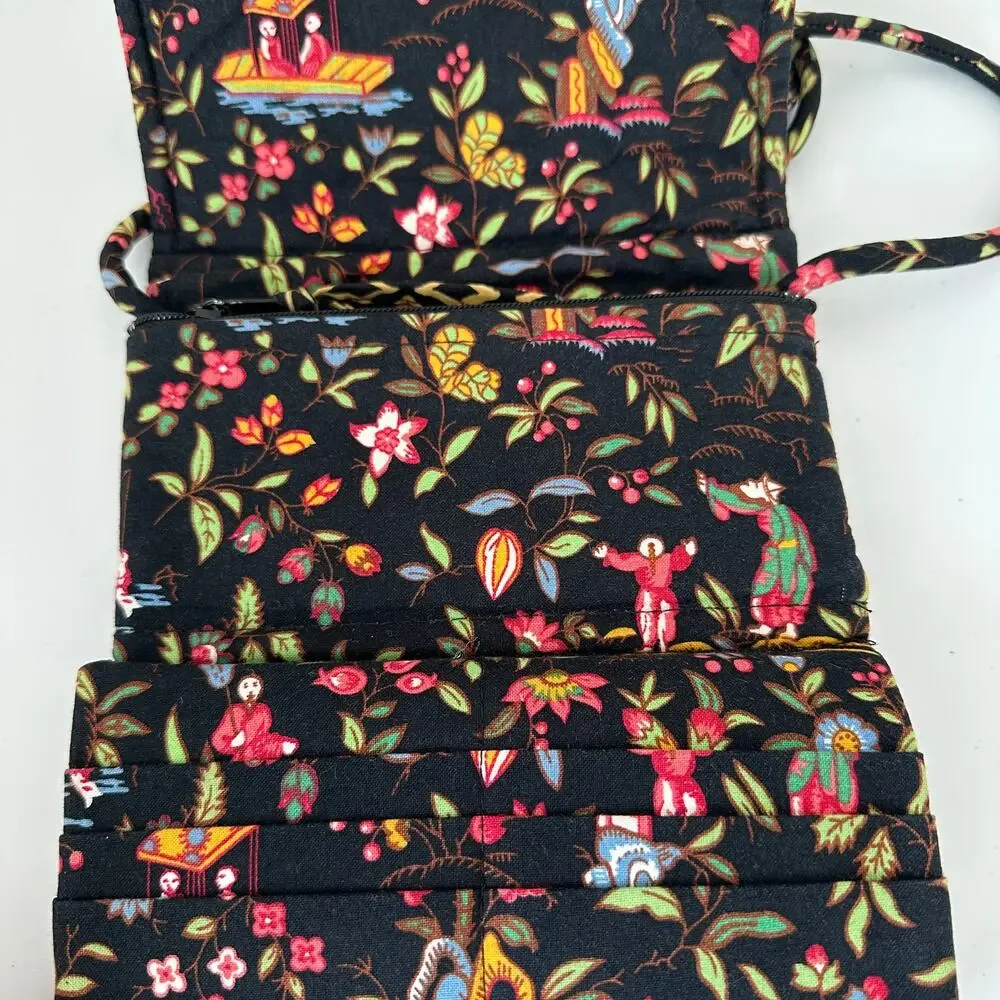 Vera Bradley Vintage Ming Strap Wallet Cotton Lightweight Organizer Crossbody - Picture 11 of 11